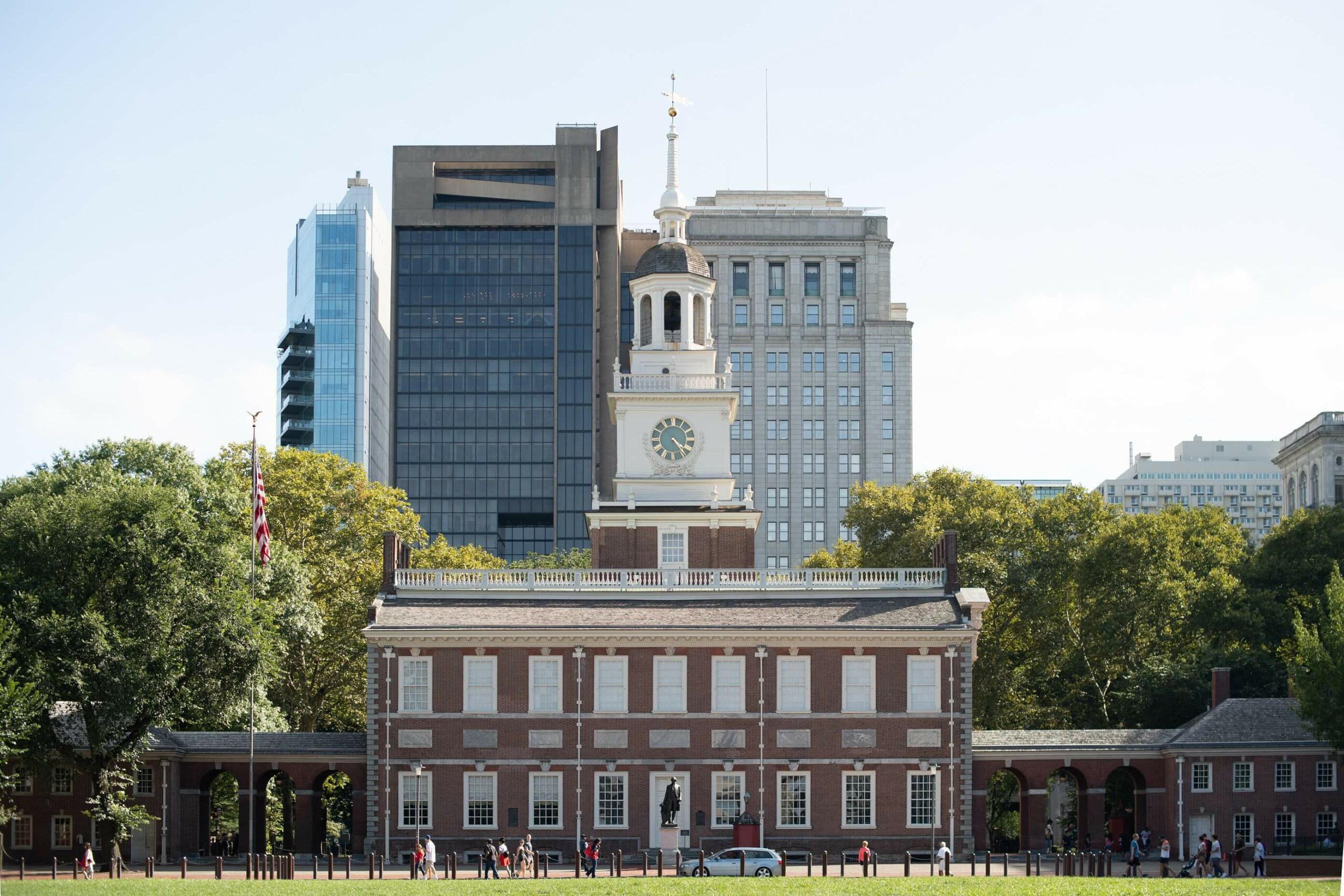 Exterior of the Independence Hall Aug 2019