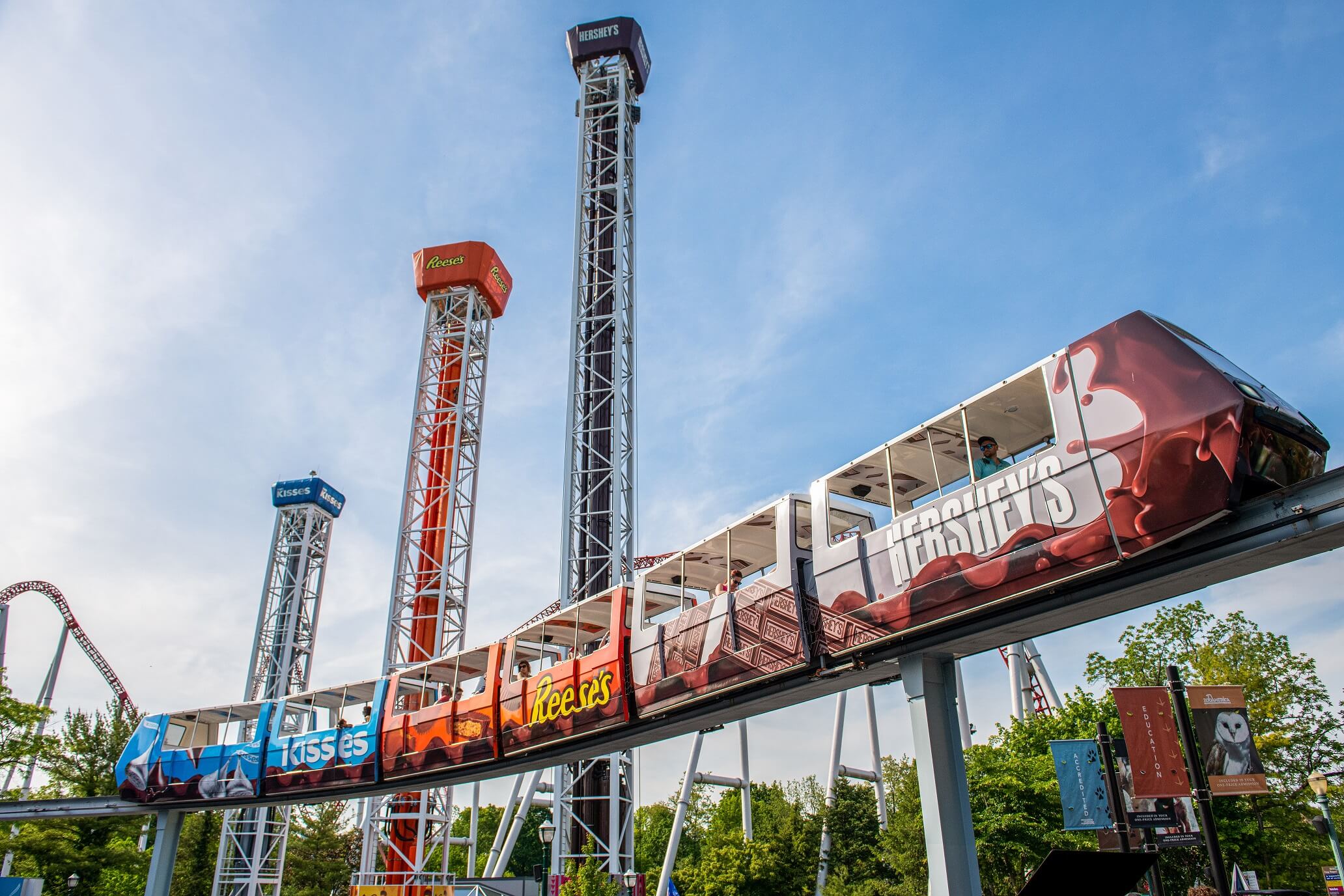 Hershey Park Rides and Attractions