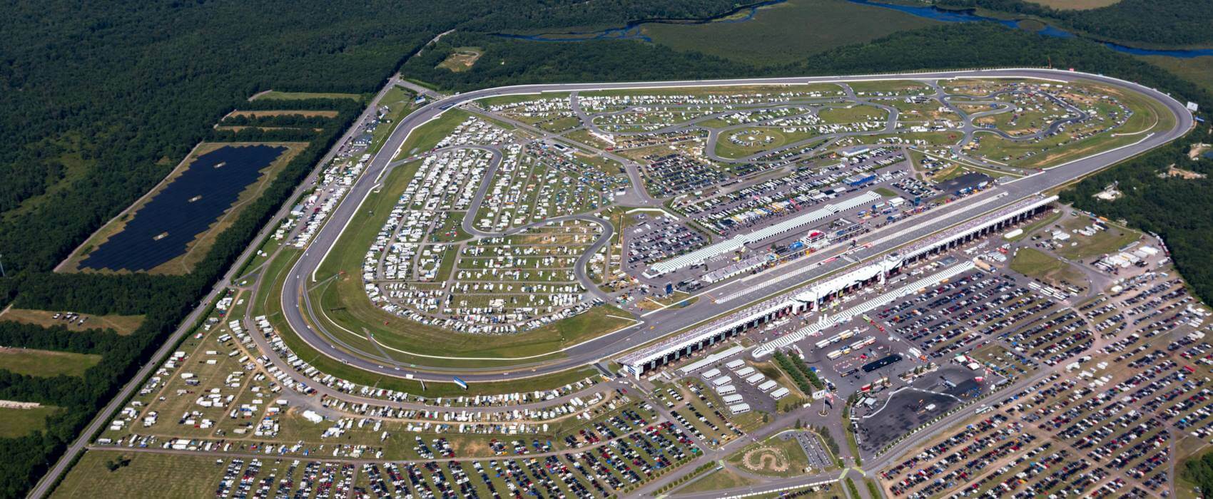 Pocono Raceway Aerial View