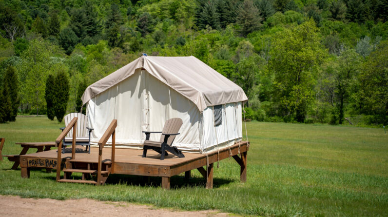 Glamping Tents At Blue Mountain Resort