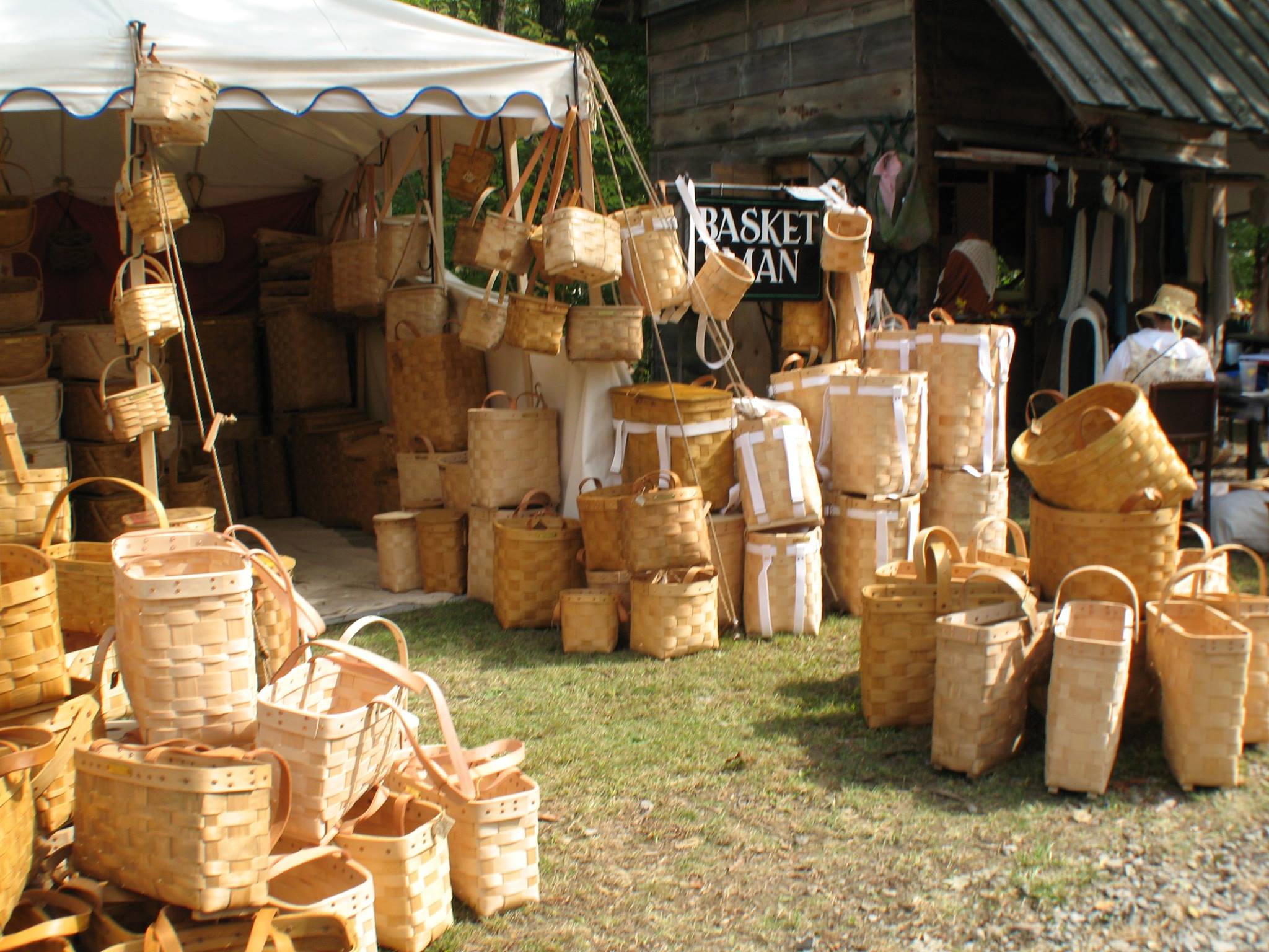 Local Baskets at Penns Colony Festival