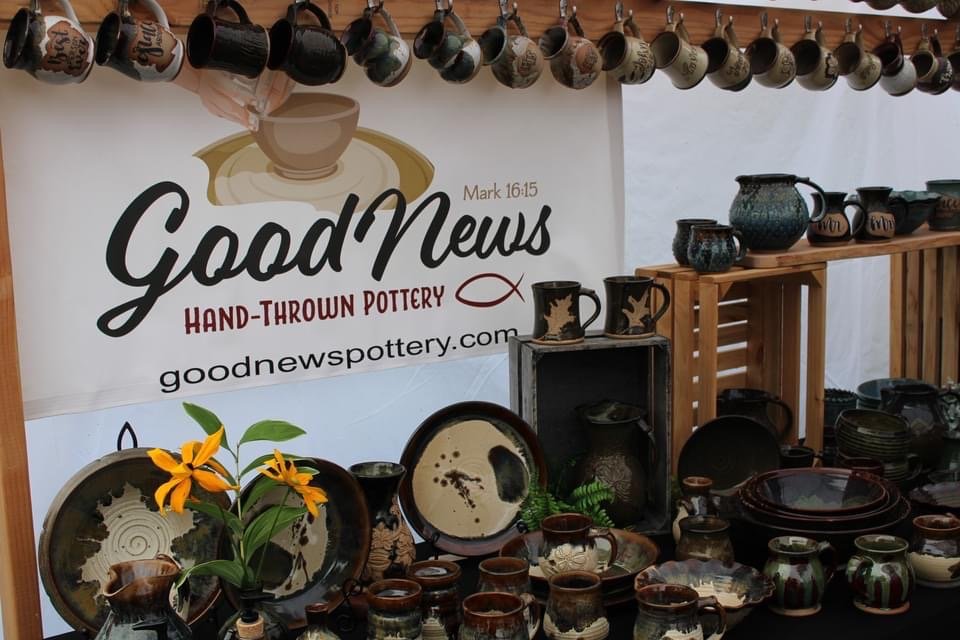 Pottery at Bedford Fall Foliage Festival 